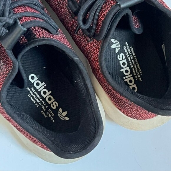Adidas Tubular Shadow Black Scarlet Red Men\'s Size 13 AC8791 main image 5